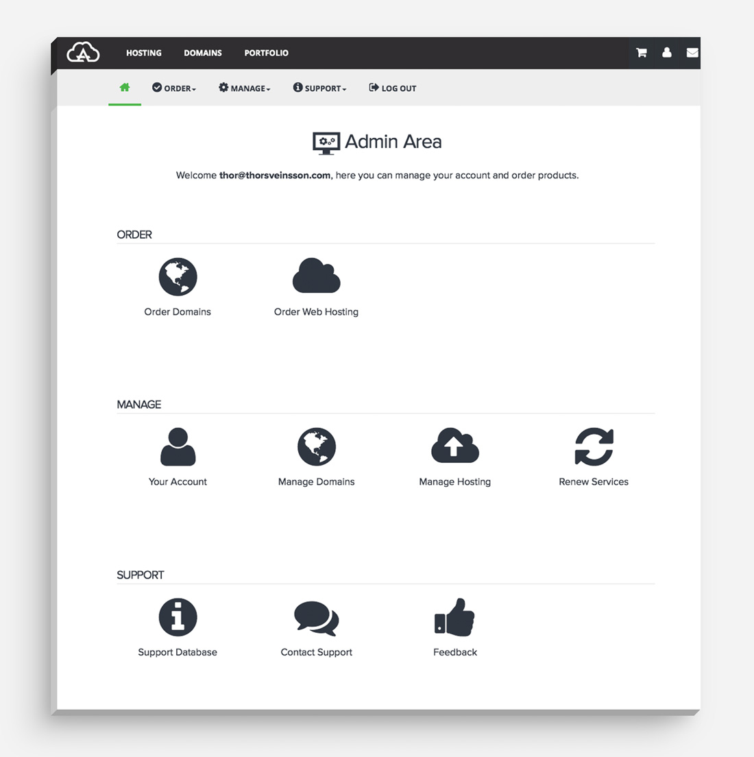 Avista Cloud - Website