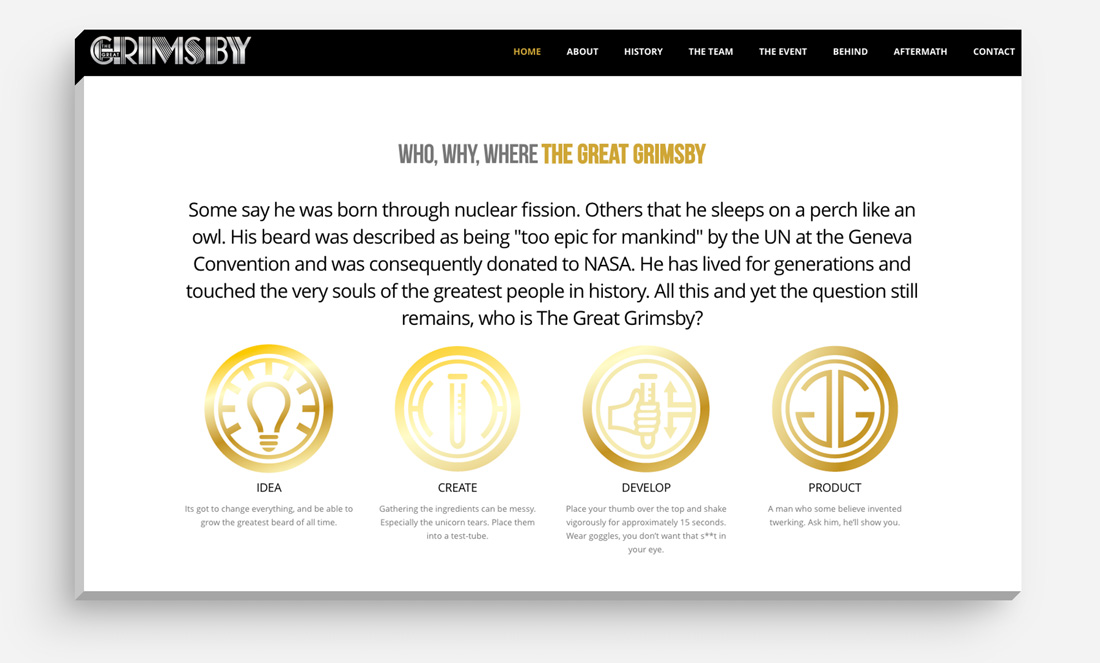 The Great Grimsby - Website